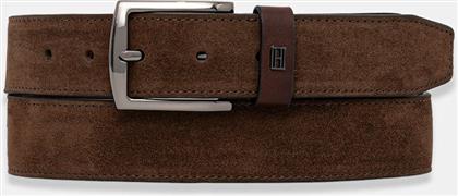 ΔΕΡΜΑΤΙΝΗ ΖΩΝΗ ΧΡΩΜΑ: ΚΑΦΕ, AM0AM14080 TOMMY HILFIGER