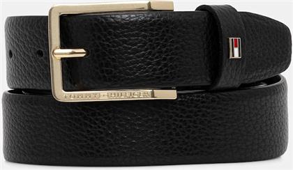 ΔΕΡΜΑΤΙΝΗ ΖΩΝΗ ΧΡΩΜΑ: ΜΑΥΡΟ, AM0AM13756 TOMMY HILFIGER