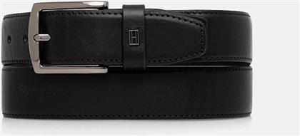 ΔΕΡΜΑΤΙΝΗ ΖΩΝΗ ΧΡΩΜΑ: ΜΑΥΡΟ, AM0AM13767 TOMMY HILFIGER