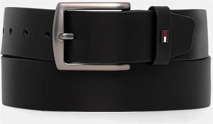 ΔΕΡΜΑΤΙΝΗ ΖΩΝΗ ΧΡΩΜΑ: ΜΑΥΡΟ, AM0AM13830 TOMMY HILFIGER