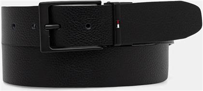 ΔΕΡΜΑΤΙΝΗ ΖΩΝΗ ΧΡΩΜΑ: ΜΑΥΡΟ, AM0AM13957 TOMMY HILFIGER