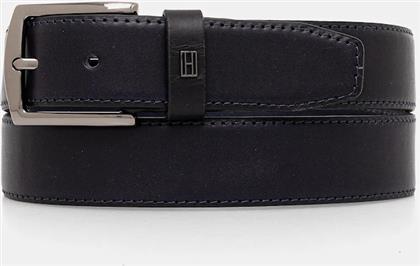ΔΕΡΜΑΤΙΝΗ ΖΩΝΗ ΧΡΩΜΑ: ΝΑΥΤΙΚΟ ΜΠΛΕ, AM0AM13767 TOMMY HILFIGER