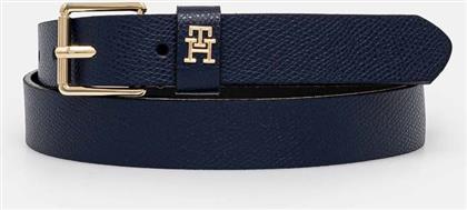 ΔΕΡΜΑΤΙΝΗ ΖΩΝΗ ΧΡΩΜΑ: ΝΑΥΤΙΚΟ ΜΠΛΕ, AW0AW16607 TOMMY HILFIGER