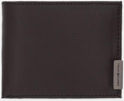 ΔΕΡΜΑΤΙΝΟ ΠΟΡΤΟΦΟΛΙ ΑΝΔΡΙΚΟ, ΧΡΩΜΑ: ΚΑΦΕ, AM0AM13963 TOMMY HILFIGER