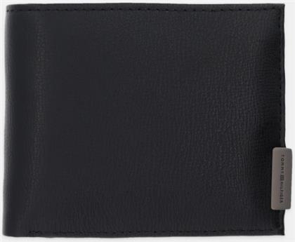 ΔΕΡΜΑΤΙΝΟ ΠΟΡΤΟΦΟΛΙ ΑΝΔΡΙΚΟ, ΧΡΩΜΑ: ΜΑΥΡΟ, AM0AM13961 TOMMY HILFIGER