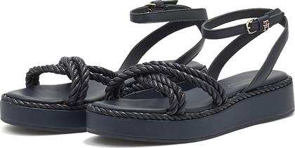 EAST COASTAL LEATHER FLATFORM FW0FW07136 - THDW6 TOMMY HILFIGER