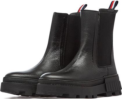 ELEVATED CHUNKY LEATHER CHELSEA FM0FM04679 - THBDS TOMMY HILFIGER