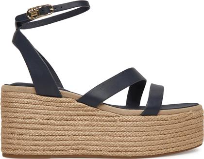 ΕΣΠΑΝΤΡΙΓΙΕΣ ANKLE STRAP LEATHER PLATFORM FW0FW08497 ΣΚΟΥΡΟ ΜΠΛΕ TOMMY HILFIGER