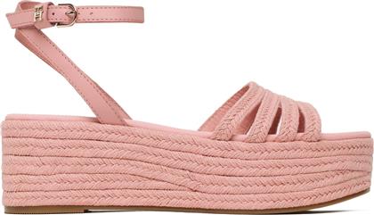 ΕΣΠΑΝΤΡΙΓΙΕΣ ESSENITAL FLATFORM SANDAL FW0FW07161 ΡΟΖ TOMMY HILFIGER