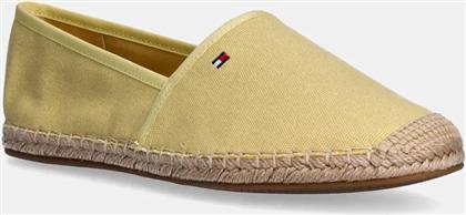 ΕΣΠΑΝΤΡΙΓΙΕΣ FLAG CANVAS ESPADRILLE ΧΡΩΜΑ: ΚΙΤΡΙΝΟ, FW0FW08541 TOMMY HILFIGER