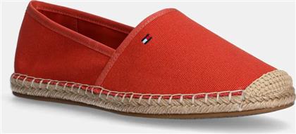 ΕΣΠΑΝΤΡΙΓΙΕΣ FLAG CANVAS ESPADRILLE ΧΡΩΜΑ: ΠΟΡΤΟΚΑΛΙ, FW0FW08541 TOMMY HILFIGER