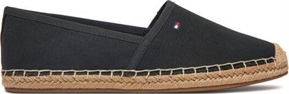 ΕΣΠΑΝΤΡΙΓΙΕΣ FLAG CANVAS ESPADRILLE FW0FW08541 ΜΑΥΡΟ TOMMY HILFIGER από το MODIVO