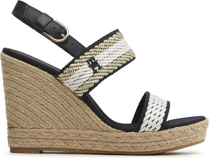 ΕΣΠΑΝΤΡΙΓΙΕΣ GOLDEN WEBBING WEDGE FW0FW07089 ΣΚΟΥΡΟ ΜΠΛΕ TOMMY HILFIGER