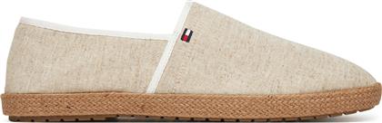 ΕΣΠΑΝΤΡΙΓΙΕΣ HILFIGER CHAMBRAY ESPADRILLE FM0FM05391 ΕΚΡΟΥ TOMMY HILFIGER