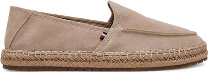 ΕΣΠΑΝΤΡΙΓΙΕΣ HILFIGER FLEX ESPA SUEDE LOAFER FM0FM05392 ΜΠΕΖ TOMMY HILFIGER