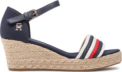 ΕΣΠΑΝΤΡΙΓΙΕΣ MID WEDGE CORPORATE FW0FW07078 ΣΚΟΥΡΟ ΜΠΛΕ TOMMY HILFIGER