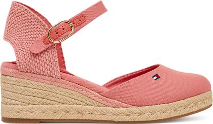 ΕΣΠΑΝΤΡΙΓΙΕΣ MID WEDGE ESPAD CLOSED TOE FW0FW09233 ΚΟΡΑΛΛΙ TOMMY HILFIGER
