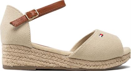 ΕΣΠΑΝΤΡΙΓΙΕΣ ROPE WEDGE SANDAL T3A7-32185-0048 M ΜΠΕΖ TOMMY HILFIGER