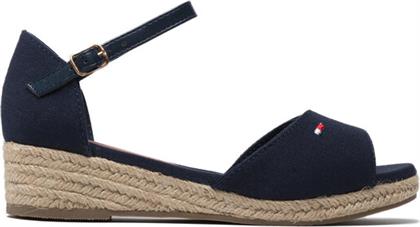 ΕΣΠΑΝΤΡΙΓΙΕΣ ROPE WEDGE SANDAL T3A7-32185-0048 M ΣΚΟΥΡΟ ΜΠΛΕ TOMMY HILFIGER