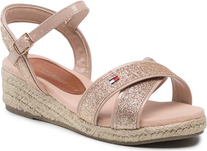 ΕΣΠΑΝΤΡΙΓΙΕΣ ROPE WEDGE SANDAL T3A7-32186-1380 M ΡΟΖ TOMMY HILFIGER