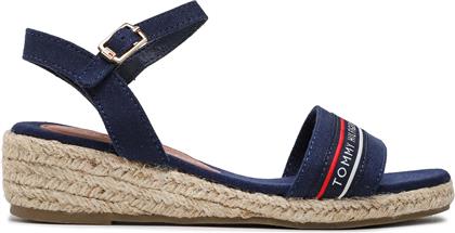 ΕΣΠΑΝΤΡΙΓΙΕΣ ROPE WEDGE SANDAL T3A7-32777-0048 M ΣΚΟΥΡΟ ΜΠΛΕ TOMMY HILFIGER