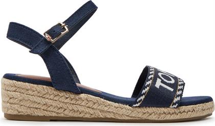 ΕΣΠΑΝΤΡΙΓΙΕΣ ROPE WEDGE SANDAL T3A7-33287-0890 M ΣΚΟΥΡΟ ΜΠΛΕ TOMMY HILFIGER