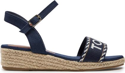 ΕΣΠΑΝΤΡΙΓΙΕΣ ROPE WEDGE SANDAL T3A7-33287-0890 ΣΚΟΥΡΟ ΜΠΛΕ TOMMY HILFIGER