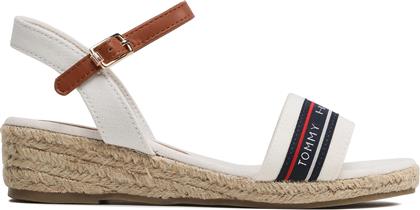 ΕΣΠΑΝΤΡΙΓΙΕΣ ROPE WEDGE T3A7-32777-0048X100 M ΛΕΥΚΟ TOMMY HILFIGER