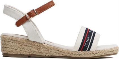 ΕΣΠΑΝΤΡΙΓΙΕΣ ROPE WEDGE T3A7-32777-0048X100 M ΛΕΥΚΟ TOMMY HILFIGER