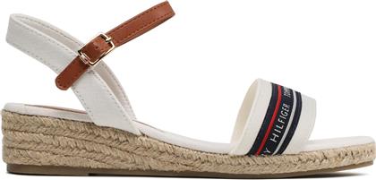 ΕΣΠΑΝΤΡΙΓΙΕΣ ROPE WEDGE T3A7-32777-0048X100 S ΛΕΥΚΟ TOMMY HILFIGER