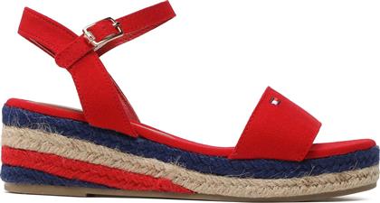 ΕΣΠΑΝΤΡΙΓΙΕΣ ROPE WEDGE T3A7-32778-0048 M ΚΟΚΚΙΝΟ TOMMY HILFIGER