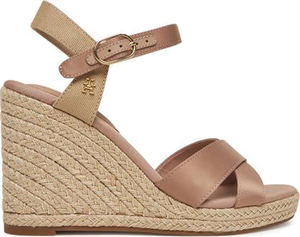 ΕΣΠΑΝΤΡΙΓΙΕΣ SATIN HIGH WEDGE ESPADRILLE FW0FW08602 ΡΟΖ TOMMY HILFIGER