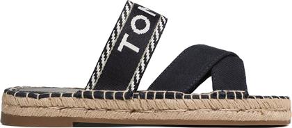 ΕΣΠΑΝΤΡΙΓΙΕΣ SEASONAL WEBBING SANDAL FW0FW07181 ΣΚΟΥΡΟ ΜΠΛΕ TOMMY HILFIGER