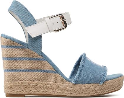 ΕΣΠΑΝΤΡΙΓΙΕΣ WEDGE SANDAL FW0FW07079 ΜΠΛΕ TOMMY HILFIGER