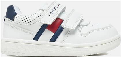 FLAG LOW CUT VELCRO SNEAKER TOMMY HILFIGER από το SHOPPING HOUSE