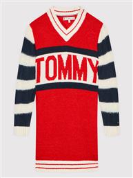 ΦΟΡΕΜΑ ΥΦΑΣΜΑΤΙΝΟ BOLD KG0KG06116 D ΚΟΚΚΙΝΟ REGULAR FIT TOMMY HILFIGER από το MODIVO