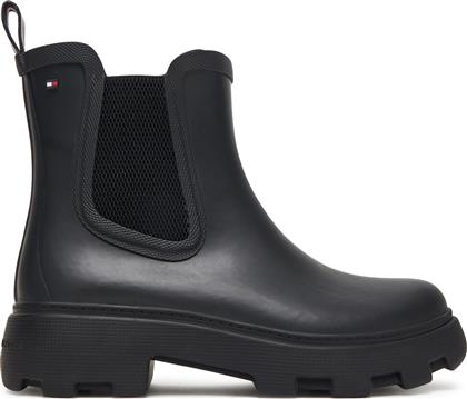 ΓΑΛΟΤΣΕΣ FLAG ANKLE WARM LINING FW0FW08974 ΜΑΥΡΟ TOMMY HILFIGER