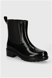 ΓΑΛΟΤΣΕΣ FLAG RAINBOOT ΧΡΩΜΑ: ΜΑΥΡΟ, FW0FW08213 TOMMY HILFIGER