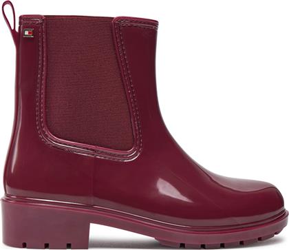 ΓΑΛΟΤΣΕΣ FLAG RAINBOOT FW0FW08213 ΜΠΟΡΝΤΟ TOMMY HILFIGER