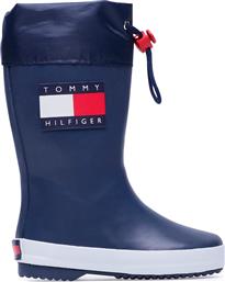 ΓΑΛΟΤΣΕΣ RAIN BOOT T3X6-30766-0047 M ΣΚΟΥΡΟ ΜΠΛΕ TOMMY HILFIGER