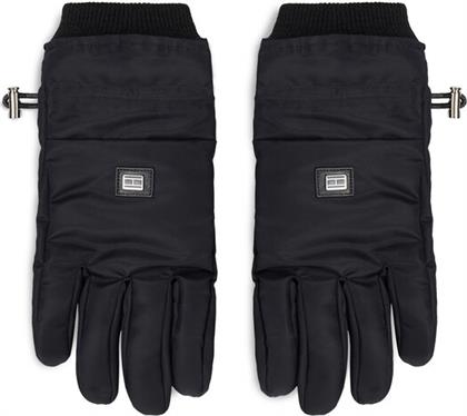 ΓΑΝΤΙΑ ΑΝΔΡΙΚΑ TECH GLOVES AM0AM11511 ΜΑΥΡΟ TOMMY HILFIGER από το MODIVO