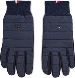 ΓΑΝΤΙΑ ΑΝΔΡΙΚΑ TH ESTABLISHED MIX NYLON GLOVES AM0AM07884 ΣΚΟΥΡΟ ΜΠΛΕ TOMMY HILFIGER από το MODIVO