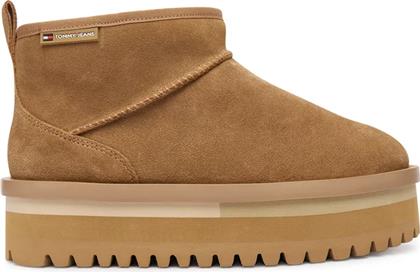 ΓΥΝΑΙΚΕΙΑ ΔΕΡΜΑΤΙΝΑ ΜΠΟΤΑΚΙΑ SNOW BOOT SUEDE EN0EN02841-RBH ΤΑΜΠΑ TOMMY HILFIGER