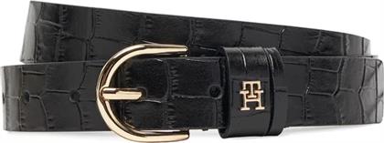 ΓΥΝΑΙΚΕΙΑ ΔΕΡΜΑΤΙΝΗ ΖΩΝΗ 2.5 AW0AW17755-BDS ΜΑΥΡΗ TOMMY HILFIGER