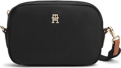 ΓΥΝΑΙΚΕΙΑ ΤΣΑΝΤΑ ΧΙΑΣΤΙ CROSSBODY AW0AW17704-BDS ΜΑΥΡΗ TOMMY HILFIGER