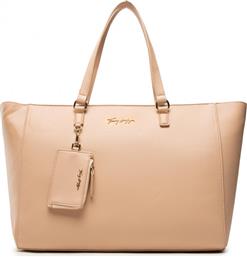 ΓΥΝΑΙΚΕΙΑ ΤΣΑΝΤΑ ΧΕΙΡΟΣ JOY TOTE AW0AW11759 ABR ΜΠΕΖ TOMMY HILFIGER