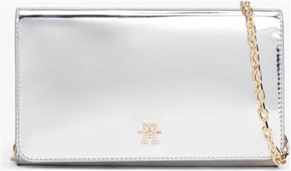 ΓΥΝΑΙΚΕΙΑ ΤΣΑΝΤΑ ΧΕΙΡΟΣ ΜΕ ΜΕΤΑΛΛΙΚΟ MONOGRAM ''ICON'' - AW0AW17959 ΑΣΗΜΙ TOMMY HILFIGER