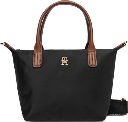 ΓΥΝΑΙΚΕΙΑ ΤΣΑΝΤΑ ΧΕΙΡΟΣ/ΩΜΟΥ AW0AW17709-BDS ΜΑΥΡΗ TOMMY HILFIGER