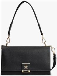 ΓΥΝΑΙΚΕΙΑ ΤΣΑΝΤΑ ΩΜΟΥ AW0AW17726-BDS ΜΑΥΡΗ TOMMY HILFIGER