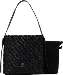 ΓΥΝΑΙΚΕΙΑ ΤΣΑΝΤΑ ΩΜΟΥ AW0AW18160-BDS ΜΑΥΡΗ TOMMY HILFIGER